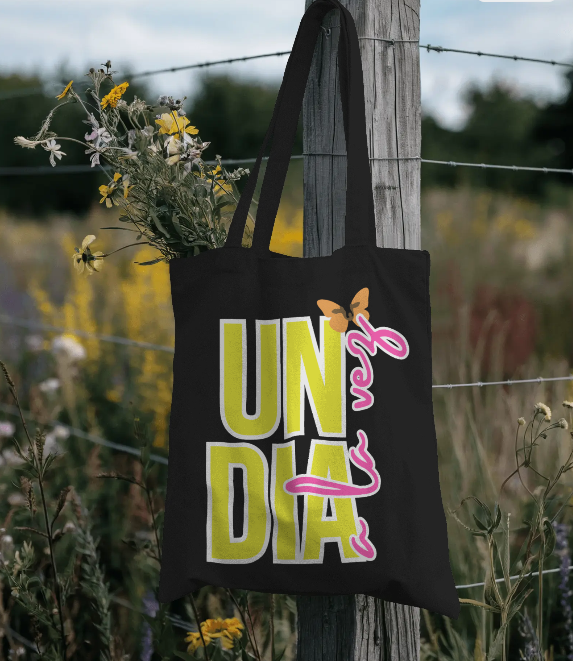 BOLSO DE TELA UN DIA A LA VEZ